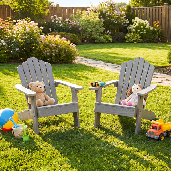 All-weather HIPS material with exquisite craftsmanship is sun-protective and fade-resistant<br>Tilted high back to provide great support to kid's back<br>Perfectly angled seat to effectively guide the waist against the backrest<br>Widened armrests help ch