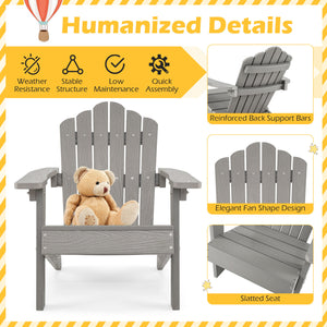 All-weather HIPS material with exquisite craftsmanship is sun-protective and fade-resistant<br>Tilted high back to provide great support to kid's back<br>Perfectly angled seat to effectively guide the waist against the backrest<br>Widened armrests help ch