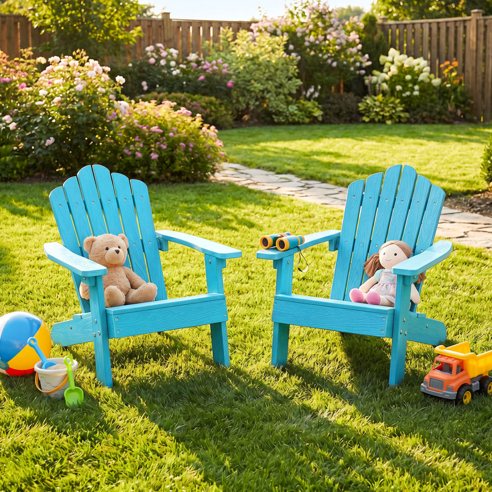 All-weather HIPS material with exquisite craftsmanship is sun-protective and fade-resistant<br>Tilted high back to provide great support to kid's back<br>Perfectly angled seat to effectively guide the waist against the backrest<br>Widened armrests help ch