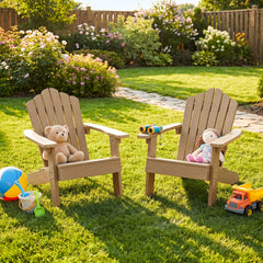 All-weather HIPS material with exquisite craftsmanship is sun-protective and fade-resistant<br>Tilted high back to provide great support to kid's back<br>Perfectly angled seat to effectively guide the waist against the backrest<br>Widened armrests help ch
