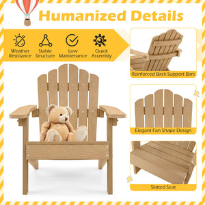 All-weather HIPS material with exquisite craftsmanship is sun-protective and fade-resistant<br>Tilted high back to provide great support to kid's back<br>Perfectly angled seat to effectively guide the waist against the backrest<br>Widened armrests help ch