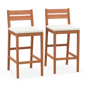 Durable and sturdy with eucalyptus wood frame<br>Cozy to sit with ergonomic seat and 105Â° inclined design<br>Footrest perfectly relaxes your feet<br>Solid back crossbar and reinforced bottom bars for higher stability<br>Suitable for both indoor and outdo