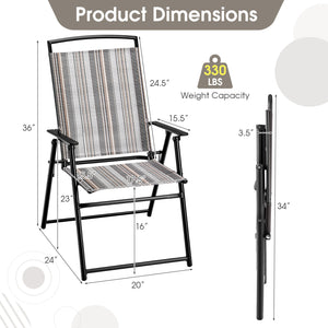 Foldable for simple and convenient storage<br>No assembly is required to save your time and effort<br>Fitted with quick drying surface for easy maintenance<br>The stable armrests offer robust support for your arms<br>Breathable fabric surface provides a c