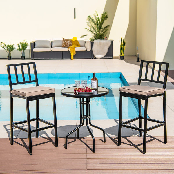 Stylish industrial appearance brings highlights to the decoration of your home<br>Soft cushion gives you the ultimate comfortable sitting experience <br>Comfortable footrests allow you to relax your legs while sitting<br>Cushion with hook and loop fastene