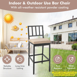 Stylish industrial appearance brings highlights to the decoration of your home<br>Soft cushion gives you the ultimate comfortable sitting experience <br>Comfortable footrests allow you to relax your legs while sitting<br>Cushion with hook and loop fastene