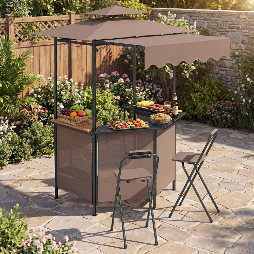 Ergonomic seat with wide surface for all-day sitting comfort Supportive relaxed footrests reduce leg fatigue during long gatherings Sturdy reinforced metal frame reliably supports up to 330 lbs/150 kg Anti-slip foot pads ensureÂ stability on grass  deck  