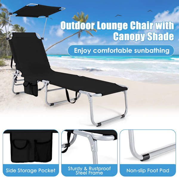 Satisfies your different sitting postures with 5 adjustable backrest positions<br>360 degrees rotatable canopy shade can be adjusted according to changes in the sun<br>Stores your sunglasses  drinks and other items easily with a side storage pocket<br>Str