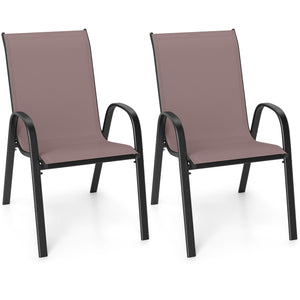 Stackable design for space-saving<br>Lightweight structure for easy movement<br>Fit your body curve perfectly with incline backrest and wide seat<br>Ergonomic armrest for arm relaxation<br>High-quality fabric for breathability and fast drying<br>Hold up t