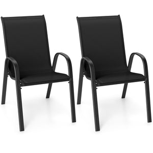 Stackable design for space-saving<br>Lightweight structure for easy movement<br>Fit your body curve perfectly with incline backrest and wide seat<br>Ergonomic armrest for arm relaxation<br>High-quality fabric for breathability and fast drying<br>Hold up t