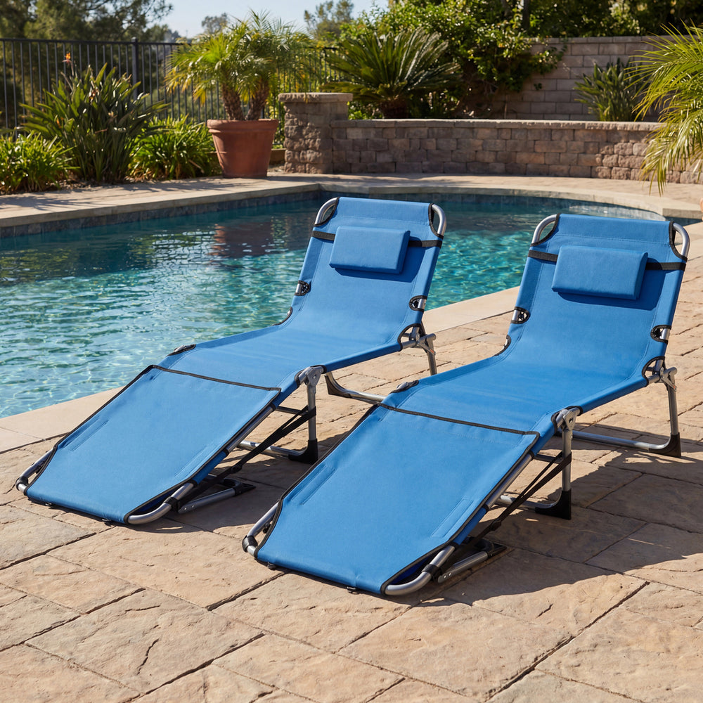 Face hole with U-shaped padding ensures comfortable lying face down<br>Arm openings provide additional relaxation during sunbathing<br>Face hole cover maintains cleanliness and offers more versatility<br>4-level adjustable backrest offers customizable rec