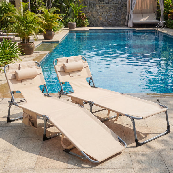 4-position adjustable back customized for different postures<br>2 footrest positions with flexible joints for more coziness<br>Built-in face hole and arm holes for face-down position<br>Removable head pillow enhances the comfort of lying<br>Folding chair 
