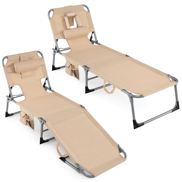 4-position adjustable back customized for different postures<br>2 footrest positions with flexible joints for more coziness<br>Built-in face hole and arm holes for face-down position<br>Removable head pillow enhances the comfort of lying<br>Folding chair 