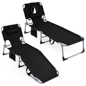 4-position adjustable back customized for different postures<br>2 footrest positions with flexible joints for more coziness<br>Built-in face hole and arm holes for face-down position<br>Removable head pillow enhances the comfort of lying<br>Folding chair 