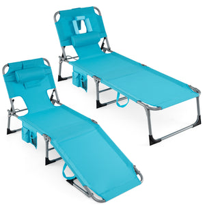 4-position adjustable back customized for different postures<br>2 footrest positions with flexible joints for more coziness<br>Built-in face hole and arm holes for face-down position<br>Removable head pillow enhances the comfort of lying<br>Folding chair 