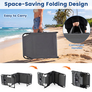 4-position adjustable back customized for different postures<br>2 footrest positions with flexible joints for more coziness<br>Built-in face hole and arm holes for face-down position<br>Removable head pillow enhances the comfort of lying<br>Folding chair 
