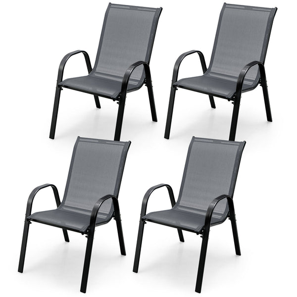 Stackable design for space-saving<br>Lightweight structure for easy movement<br>Fit your body curve perfectly with incline backrest and wide seat<br>Ergonomic armrest for arm relaxation<br>High-quality fabric for breathability and fast drying<br>Hold up t