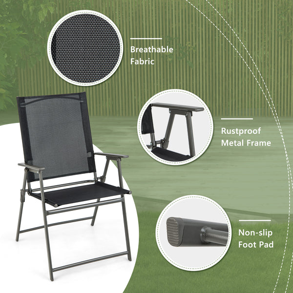 Sturdy and anti-rust metal frame for 330 lbs weight capacity<br>Non-slip foot pads for extra stability and floor protection<br>Folding design for easy storage and space-saving<br>Hassle-free to move as well thanks to the portable design<br>Keep them stabl