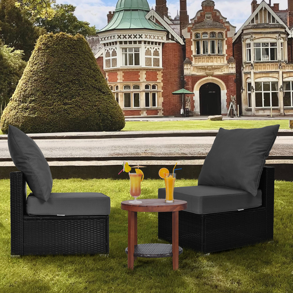 High resilience cotton for better sitting experience<br>Rope belts can firmly fix the seat cushion and are not easy to misplace during use<br>The thick and soft backrest can relieve waist soreness<br>The sun-proof function is ideal for both indoor and out