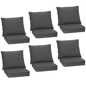 High resilience cotton for better sitting experience<br>Rope belts can firmly fix the seat cushion and are not easy to misplace during use<br>The thick and soft backrest can relieve waist soreness<br>The sun-proof function is ideal for both indoor and out