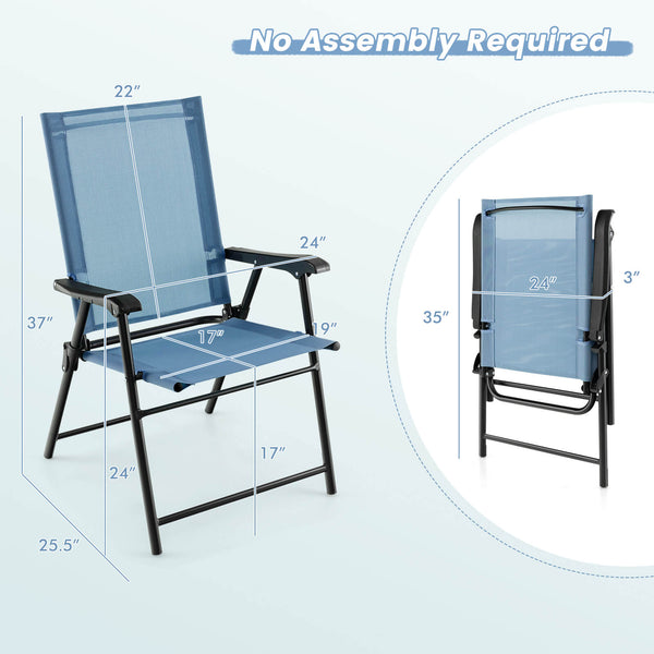 Hold up to 330 lbs max load with the support of sturdy and anti-rust metal frame<br>Add extra stability while protecting the floor thanks to anti-slip foot pads<br>Save your outdoor space with folding design<br>Allow you to carry them with ease because of