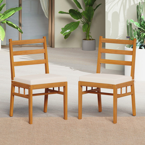 Please avoid leaving it outdoors in the rain to extend its lifespan<br>Crafted of natural acacia wood  reliable  warp-resistant  built to last<br>The wood surface through delicate craftsmanship is smooth and splinter-free<br>The H-shaped reinforced crossb
