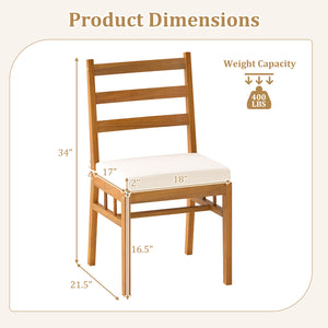 Please avoid leaving it outdoors in the rain to extend its lifespan<br>Crafted of natural acacia wood  reliable  warp-resistant  built to last<br>The wood surface through delicate craftsmanship is smooth and splinter-free<br>The H-shaped reinforced crossb