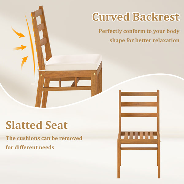 Please avoid leaving it outdoors in the rain to extend its lifespan<br>Crafted of natural acacia wood  reliable  warp-resistant  built to last<br>The wood surface through delicate craftsmanship is smooth and splinter-free<br>The H-shaped reinforced crossb