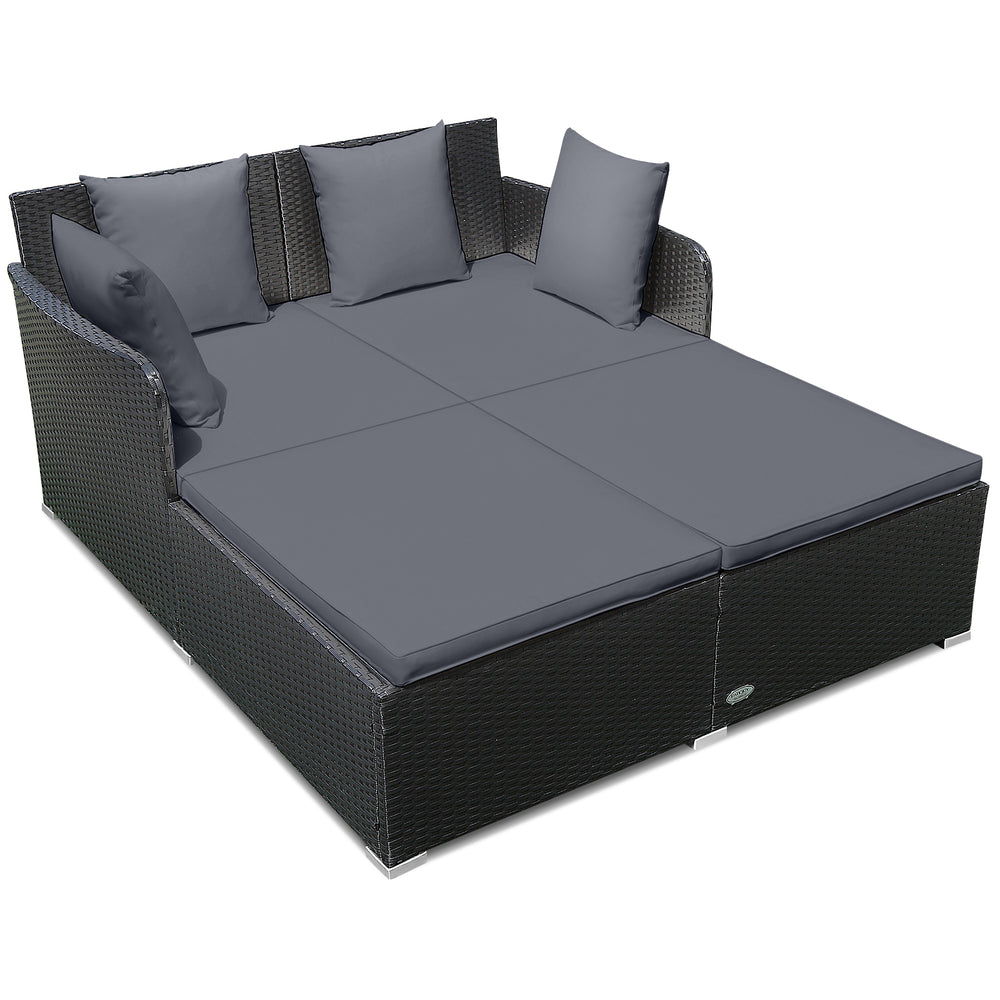 The seat is large enough to allow tall and big people to lie down <br>Armrests on both sides to support your arms <br>The curved backrest fits your back curve and increases safety <br>Extra cushions and cushions for softness and comfort <br>The thick spon