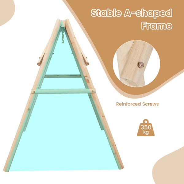 Matches most swings like rope swings  mesh swings  etc<br>High-quality solid wood material consists of a strong and durable stand<br>Suitable for backyard  patio  porch  garden and more<br>A-shaped frame makes the stand more stable<br>Reinforced screws an
