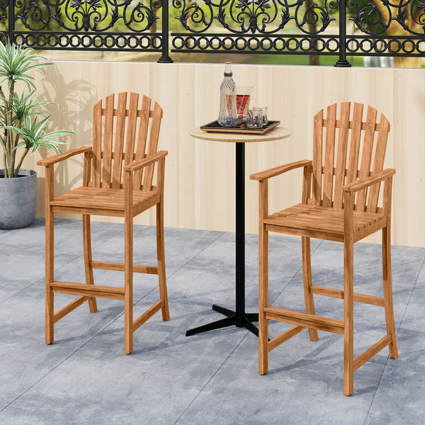 Maintain its high hardness and stability with solid acacia wood<br>Splinter-free surface for smooth and safe touch<br>Ensure reliable support for daily use with a 400 lbs strong loading capacity<br>Reinforced crossbars and adjustable foot pads for extra s
