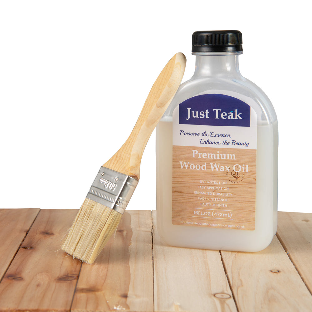 Restore and keep the natural beauty of wood<br>Beautiful finish to enhance the wood grain and color <br>Wood wax oil ensures sun protection and fade resistance <br>Boasts easy application  such as boat decks  fencing  unfinished or bare teak<br>Clear oil 