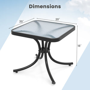 Reliable materials and stable construction provide great support<br>Fix ring can enhance the structure <br>Spacious table top provide extra storage space<br>Tempered glass is scratch resistant<br>Rounded corners can protect people from injury<br>Easy-to-c