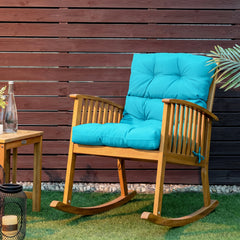 Superior sponge offers comfortable and soft sitting experience for you <br>Woven suede bedford cord provides smooth feeling and extra comfort <br>Convenient for you to suit different furniture with three-fold design <br>High quality string ties are not ea