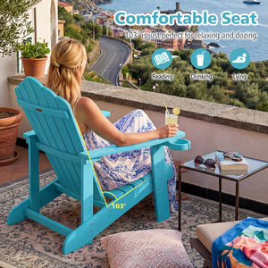 All weather and solid HIPS can last for a long time in outdoors<br>Wide seat provides comfortable sitting experience <br>Equipped with ergonomic armrests to relax your arms<br>High slanted backrest fits the curve of the human back<br>304 stainless steel s