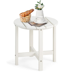 Remain its original color thanks to its sun-protective and colorfast HDPE material<br>Weather-resistant properties make this side table fit the outdoor environment<br>You can put this end table in the bathroom as well because it is waterproof<br>Endow thi