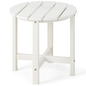 Remain its original color thanks to its sun-protective and colorfast HDPE material<br>Weather-resistant properties make this side table fit the outdoor environment<br>You can put this end table in the bathroom as well because it is waterproof<br>Endow thi