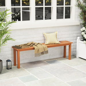Highly resistant to wear and crack with its solid wood frame<br>Treated with teak oil to highlight and protect its natural wood grain<br>Slatted seat design improves ventilation for cooler seating<br>Strong connection and linking structure for higher stab