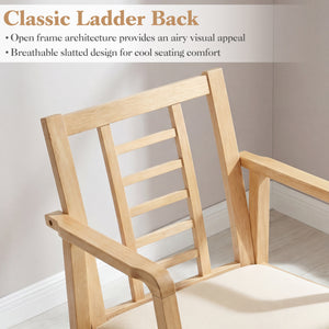 Reinforced under-seat support for additional stability<br>Quiet and gentle motion for ultimate relaxation with smooth rocking<br>The sturdy base ensures a stable and balanced rocking experience<br>Solid rubber wood brings long-lasting stability and high w