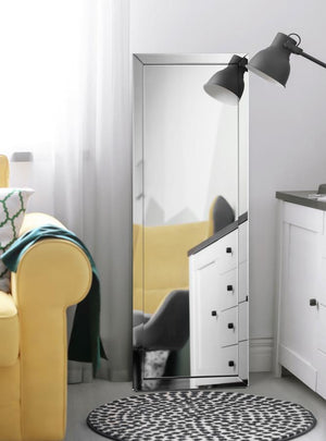  supported by a sturdy easel-style back for freestanding functionality. The clean lines and reflect