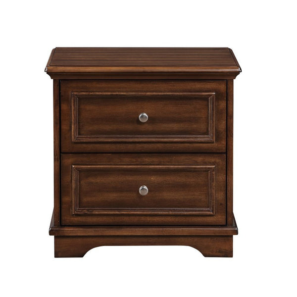 Franklin - 4 Piece Pack Queen Bed Set - Brushed Walnut