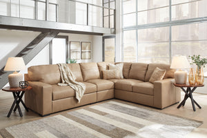 Bandon - Toffee - 3-Piece Sectional With Laf Loveseat