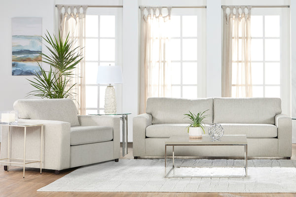 Kylo - 2 Piece Living Room Set (Sofa & Cuddle Chair) - Natural