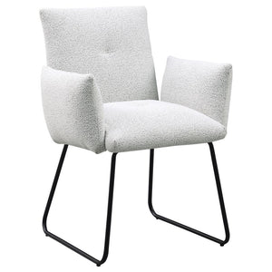  this chair provides a cozy seat for everyday dining or special gatherings. The chair features a contemporary design with gently 