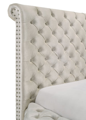 Brigitte - King Storage Bed - Ivory