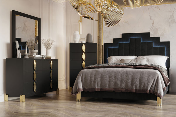  a complete ensemble featuring a bed