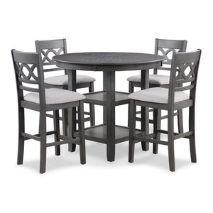 Cori - 5 Piece Counter Dining Set - Gray