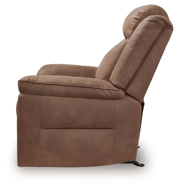 Status Check - Caramel - Rocker Recliner