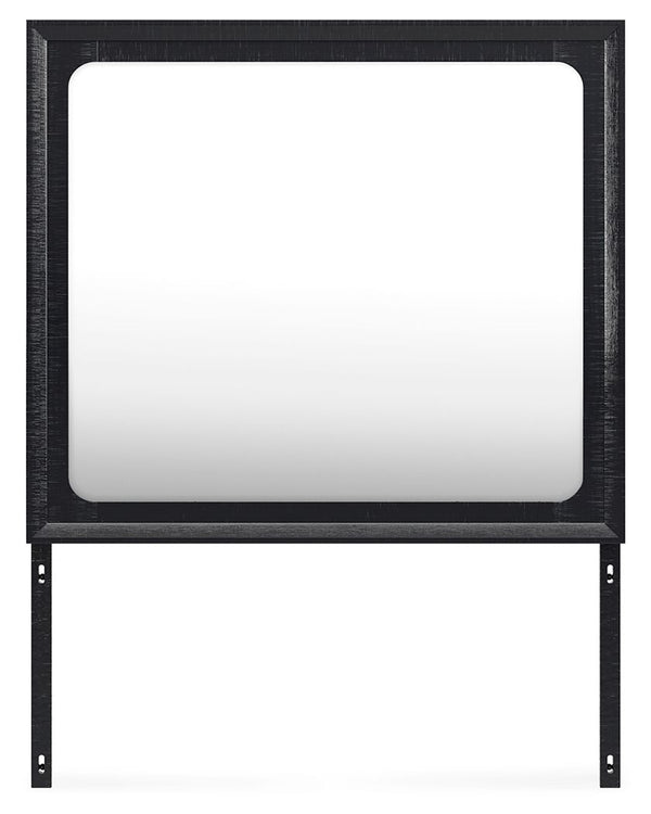 Londer - Black - Bedroom Mirror