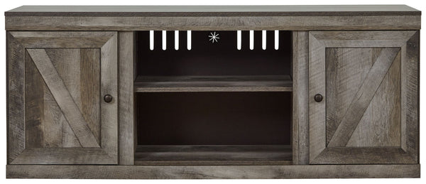 Wynnlow - Gray - LG TV Stand w/Fireplace Option