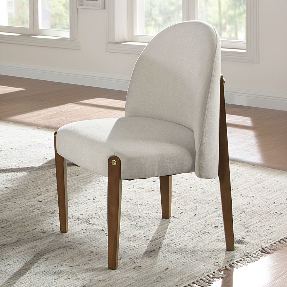 The Gamarya dining collection is designed to provide space for your guests in effortless convenience and tasteful style. This dining collection offers a contemporary vibe to your dining space. The oval tabletop and vertical reeding on the pedestal base le